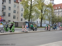 Jubiläumsfahrt 2012 der Pedalhelden in München