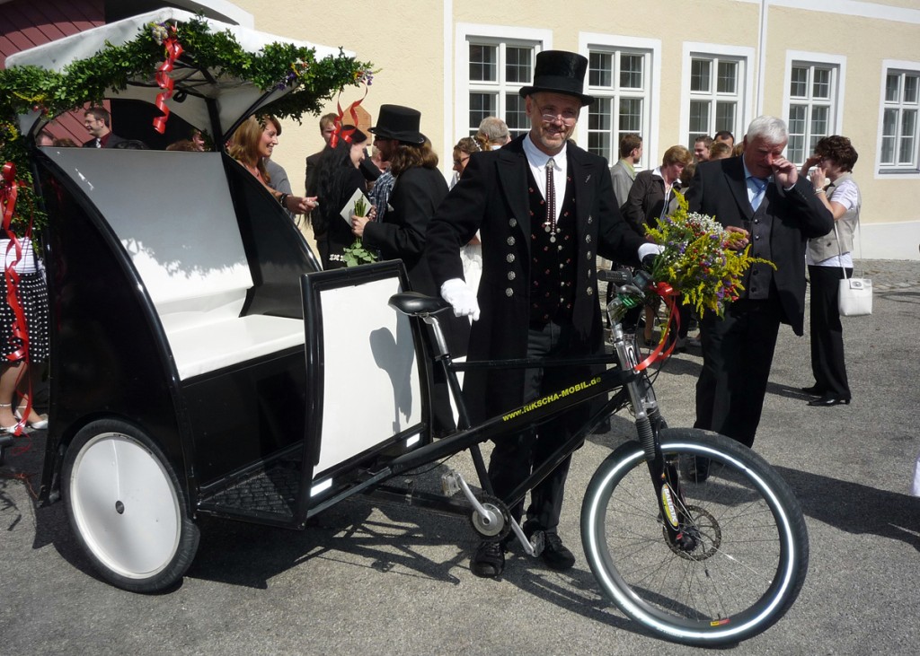 Hochzeits-Mobil, made by Pedalhelden