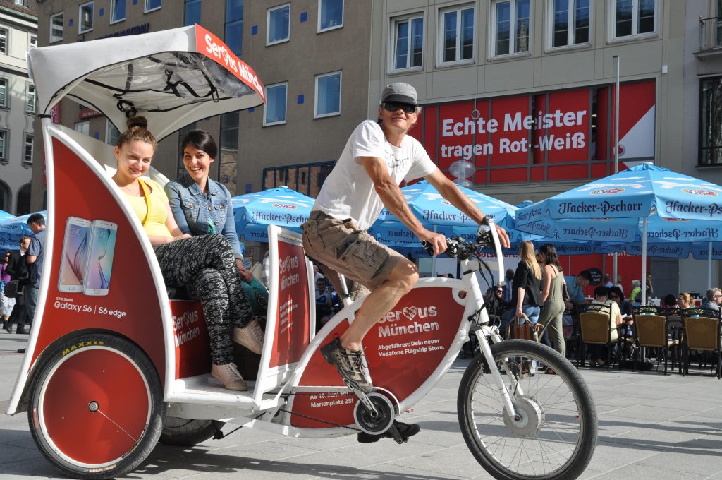 E-Rikscha-Mobil, made by Pedalhelden