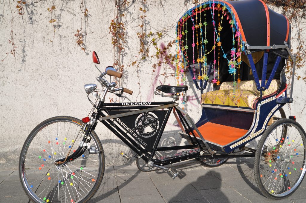 Original traditionelle India Rikscha